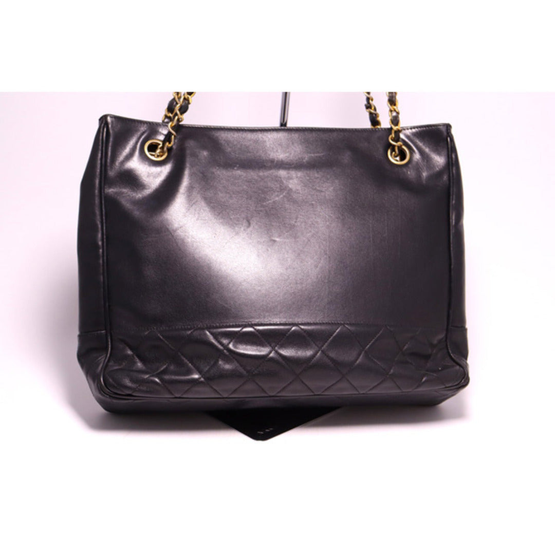 Chanel Quilted GD Metal Fittings Chain Tote — view 3