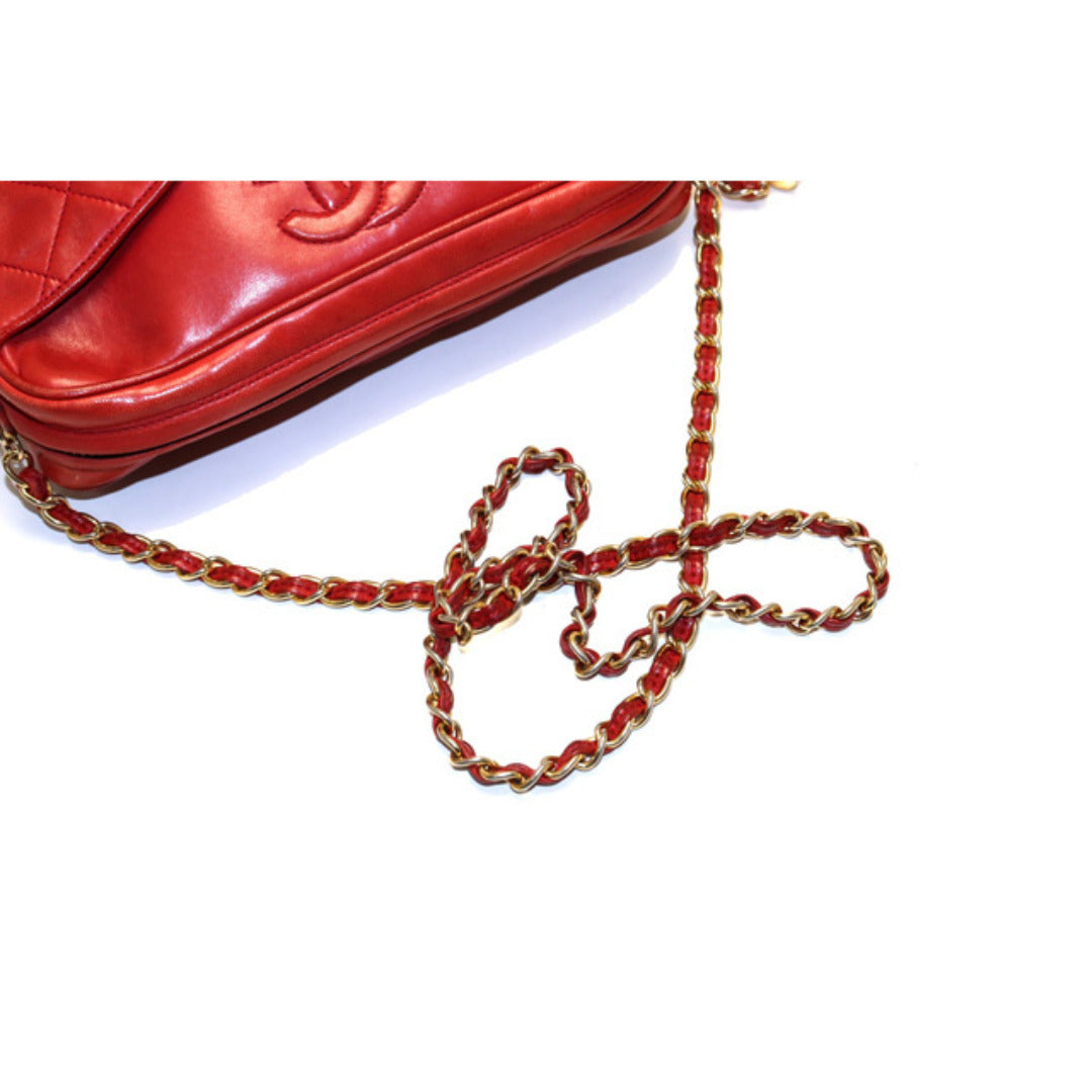 Chanel Quilted GD Metal Fittings Shoulder Bag — view 7