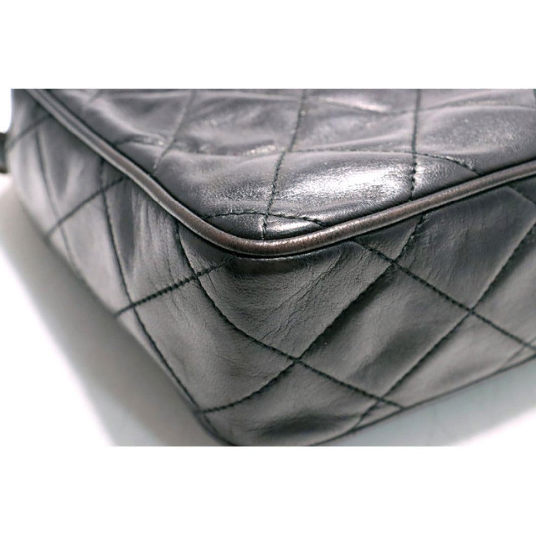 Chanel Quilted GD Metal Fittings Shoulder Bag — view 5