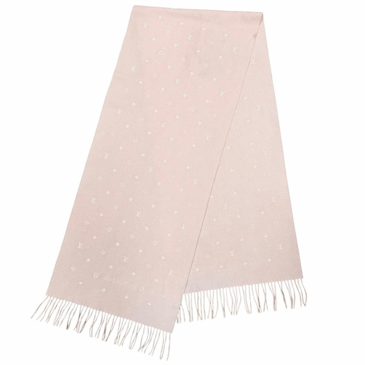 Louis Vuitton Echarpe LV Stella Monogram Scarf with Fringe