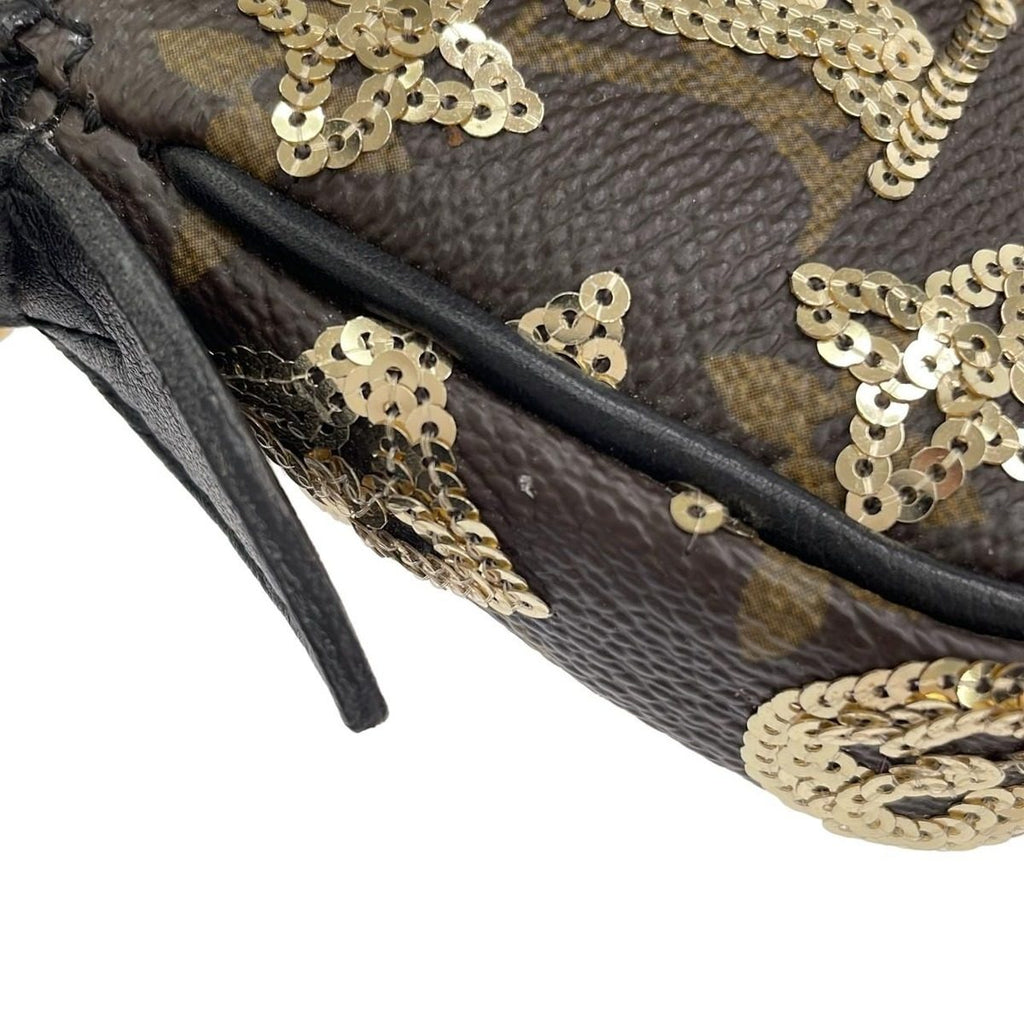 Louis Vuitton Monogram Eclipse Mini Pochette Pouch — view 4