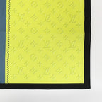 Louis Vuitton Handkerchief Monogram Logo Yellow Blue — view 6