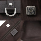 Gucci Abbey Line Outlet GG Nylon Canvas Brown Tote Bag — view 9