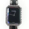 Chanel Watch Premiere H2163 SS Black