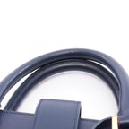 Saint Laurent Paris Handbag Cabas Small 2-Way Navy Leather — view 6