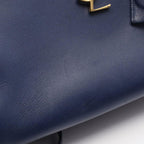 Saint Laurent Paris Handbag Cabas Small 2-Way Navy Leather — view 7