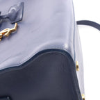 Saint Laurent Paris Handbag Cabas Small 2-Way Navy Leather — view 8