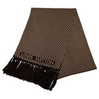 Louis Vuitton Muffler Stole Damier Elshap Smoking Brown Smart Check Scarf