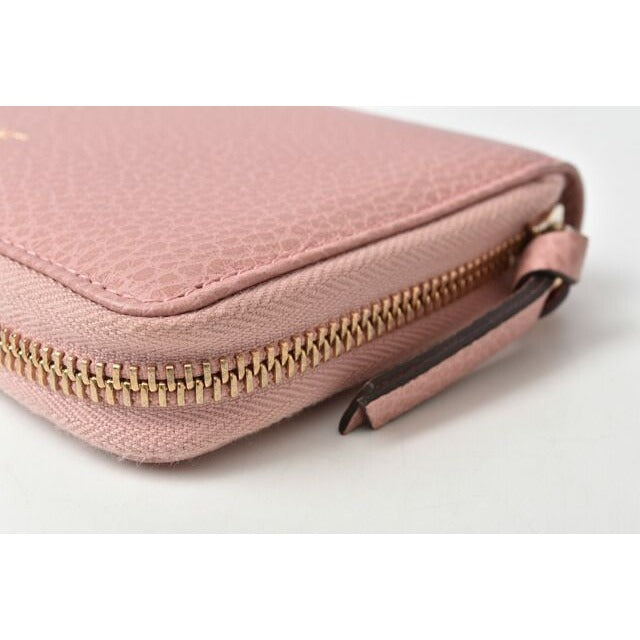 Gucci Wallet Foldable Swing Leather Light Pink — view 4