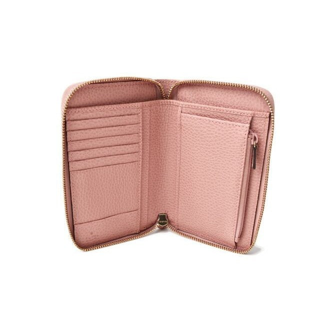 Gucci Wallet Foldable Swing Leather Light Pink — view 6