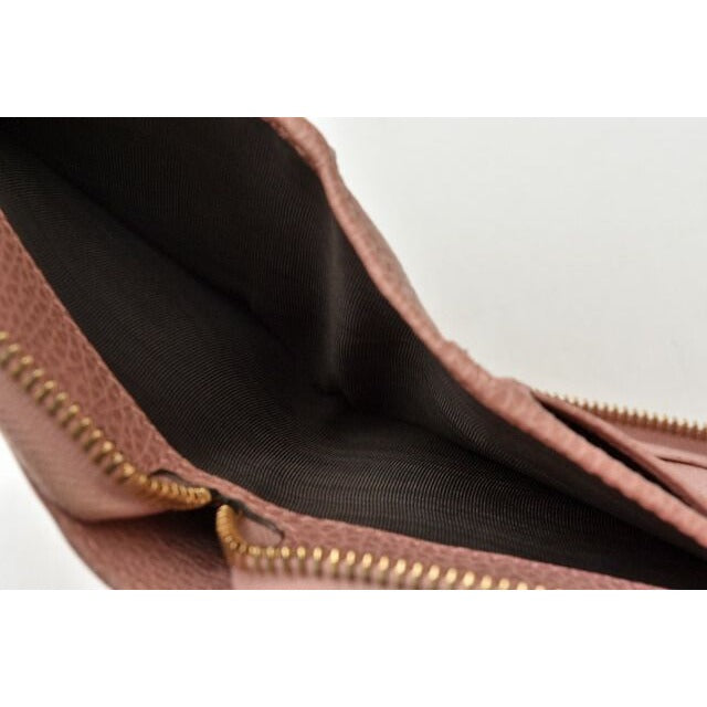 Gucci Wallet Foldable Swing Leather Light Pink — view 8