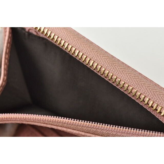 Gucci Wallet Foldable Swing Leather Light Pink — view 9