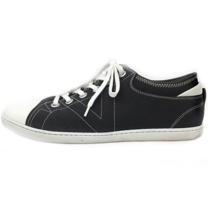 Louis Vuitton Low Cut Sneakers Navy Size 7 White