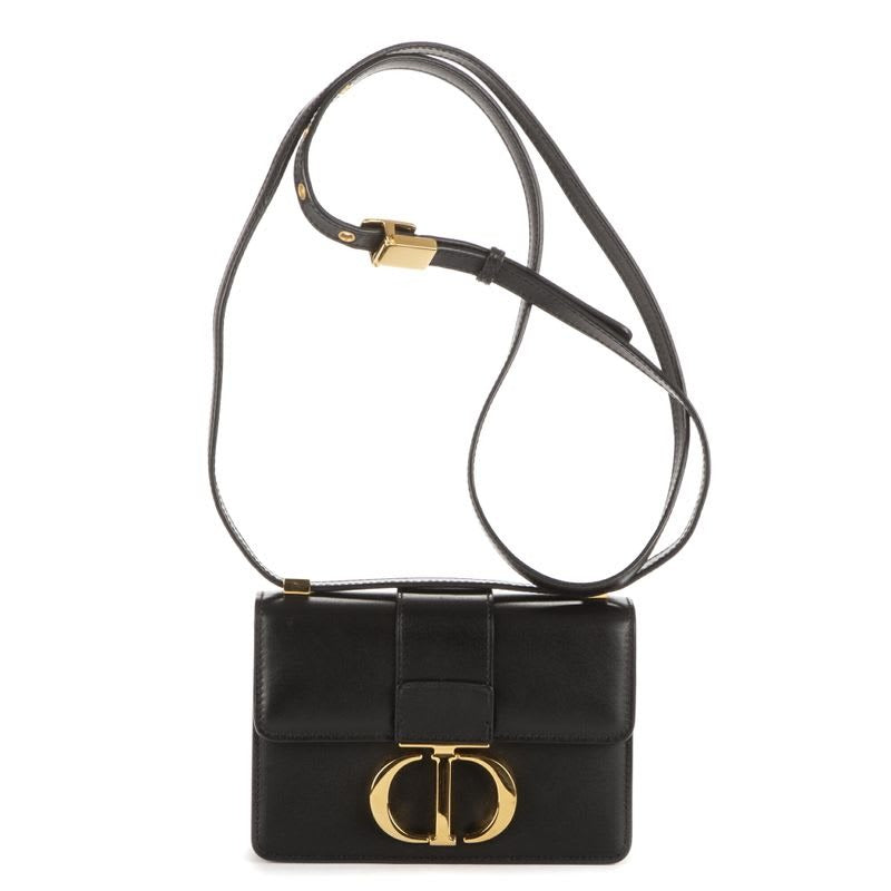 Dior Montaigne Black Calfskin Leather — view 2