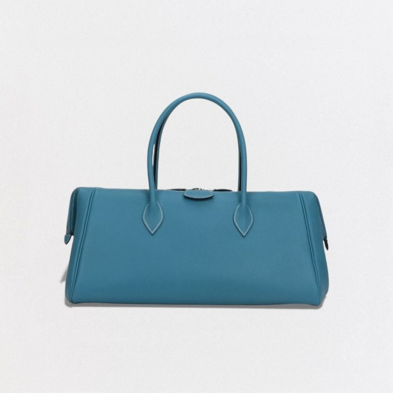 Hermes Paris Bombay 40 Bag Boston Epson Bluejean Blue — view 2