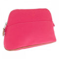 Hermes Bolide Mini 20 Pouch Canvas Leather Pink