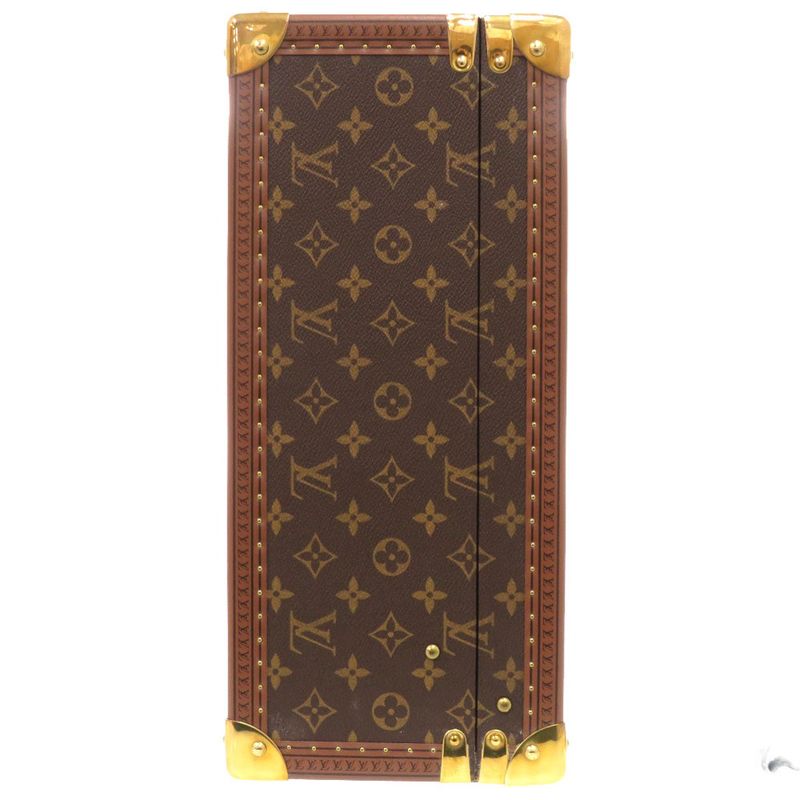 Louis Vuitton Bisten 55 Monogram Trunk Case Bag 1857 — view 5