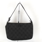 Gucci Pouch Mini Handbag GG Canvas Black High Simple