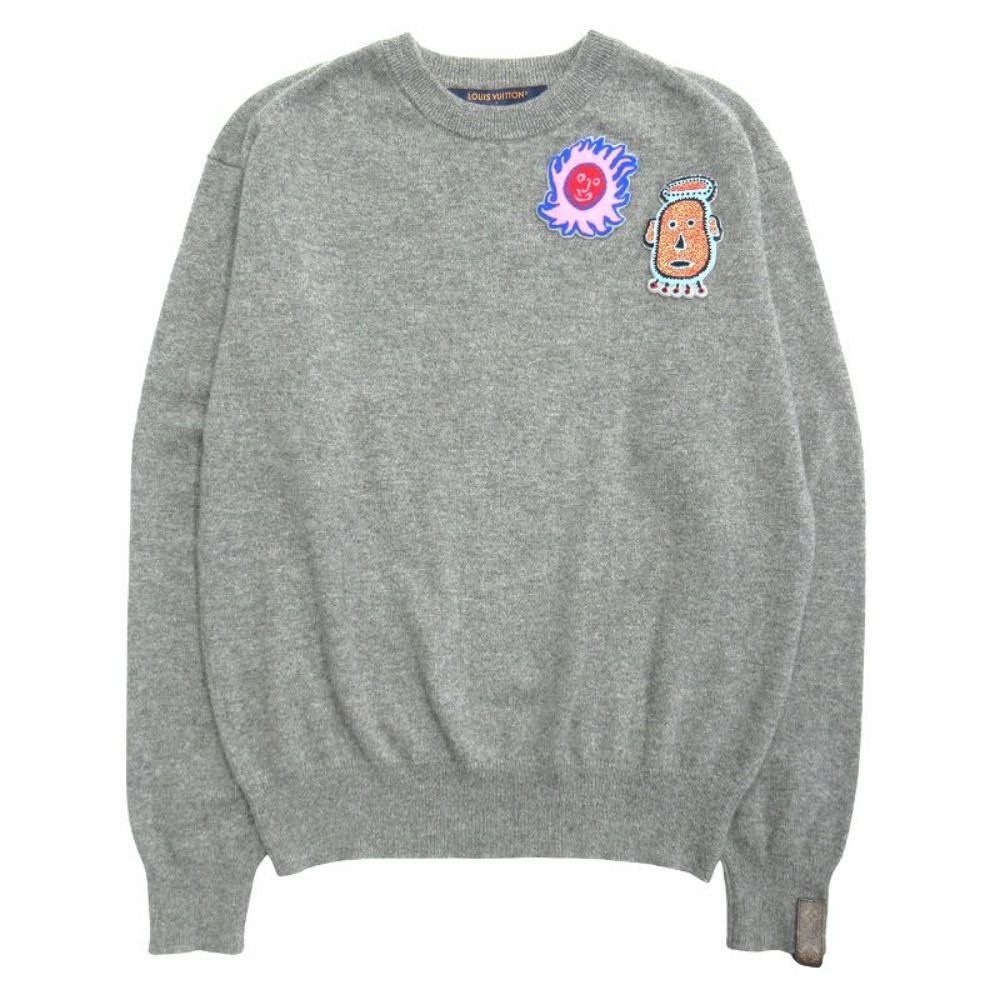 Louis Vuitton Face Patch Cashmere Knit Sweater Collaboration Yayoi Kusama