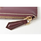 Fendi Mini Wallet Coin Case Card Pass Burgundy — view 4