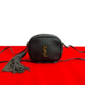 Saint Laurent Paris YSL Logo Hardware Tassel Leather Mini