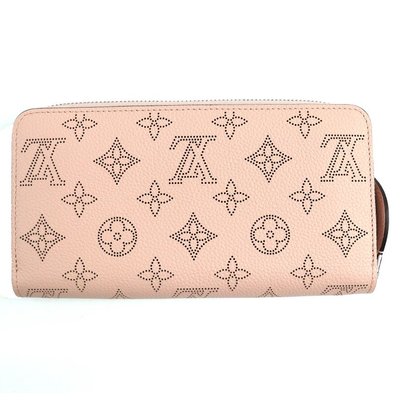 Louis Vuitton Mahina Monogram Zippy Wallet Long Magnolia Storage — view 3