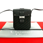 Christian Dior Street Chic Trotter Pattern Logo Hardware Leather
