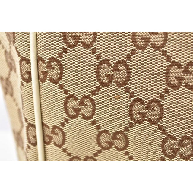Gucci Shopping Bag Tote Canvas GG Brown Beige Off White — view 4