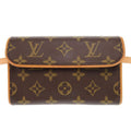 Louis Vuitton Pochette Florentine Monogram Brown Waist Bag 0736