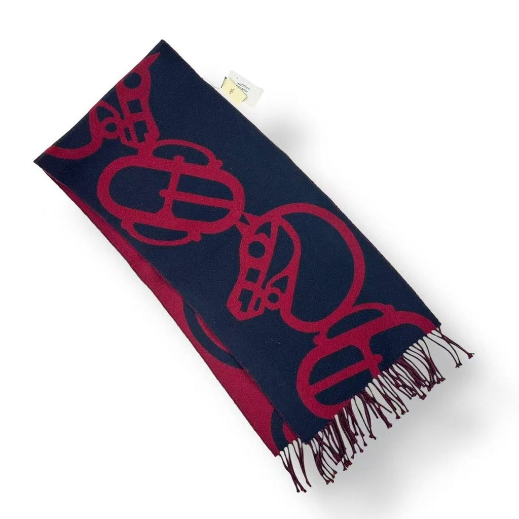 Hermes Scarf Kamail Red Cashmere — view 2