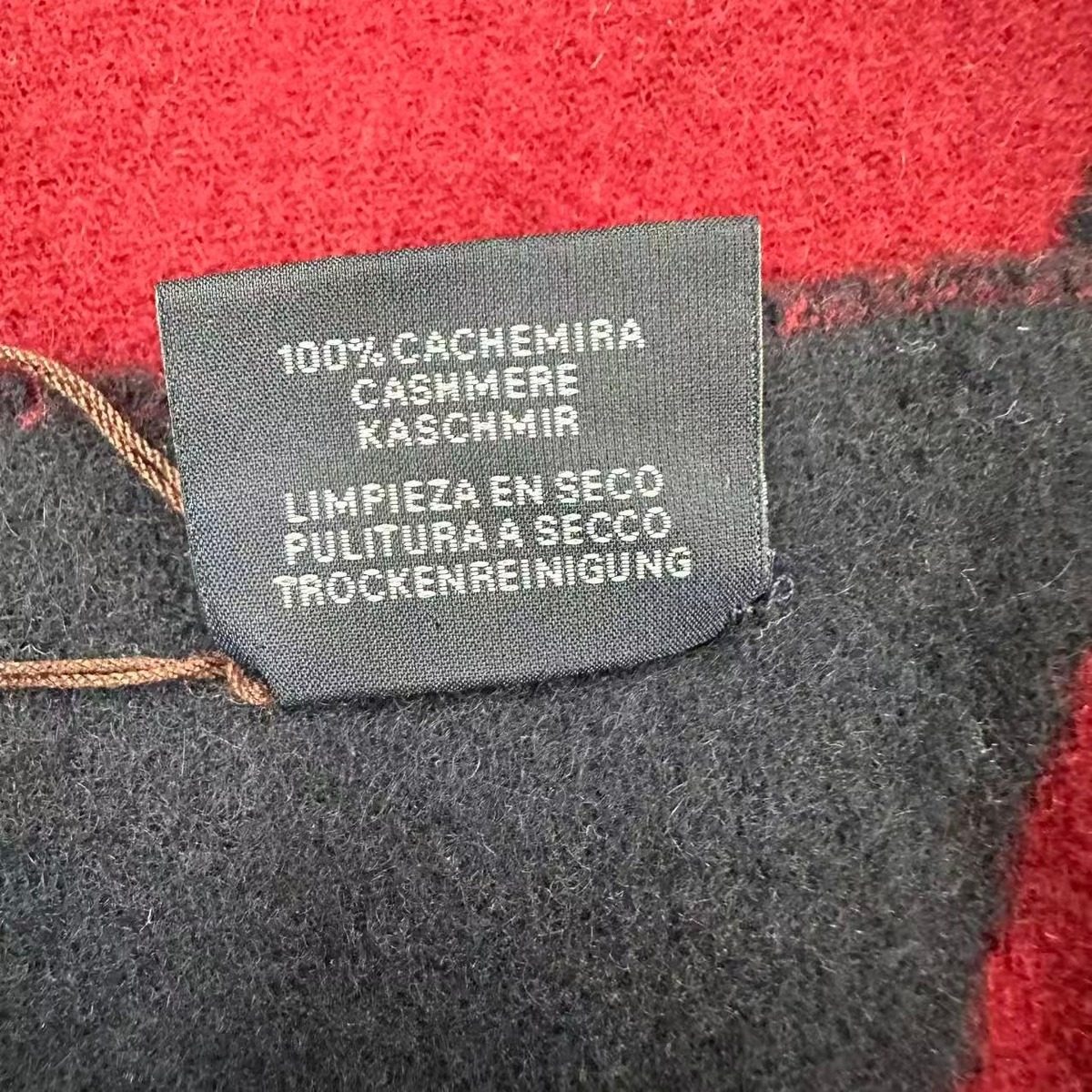 Hermes Scarf Kamail Red Cashmere — view 7