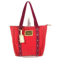 Louis Vuitton Tote Cabas MM Cotton Red