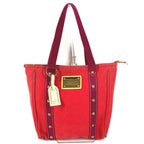 Louis Vuitton Tote Cabas MM Cotton Red