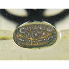 Chanel Coco Mark Necklace Pendant Plastic Metal Silver Hardware Clear — view 9