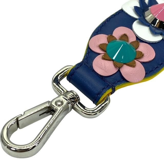 Fendi Strap You Long Shoulder Accessories For Bags Flower Leather Studded — view 2