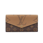 Louis Vuitton Portefeuille Sarah Monogram Giant Reverse Wallet Canvas