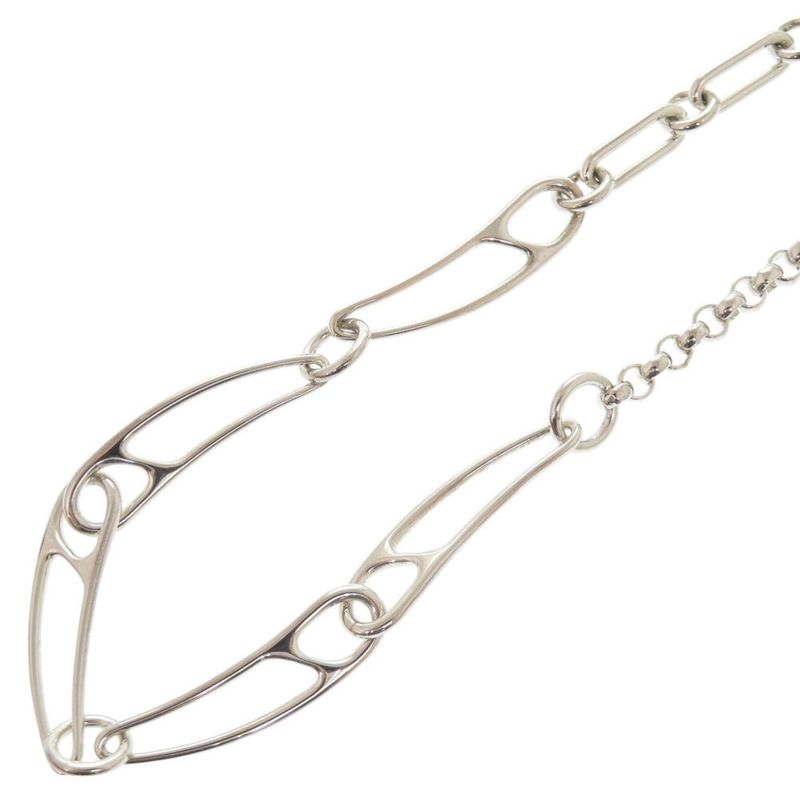 Hermes Chaine D'ancre Punk St Silver 925 Necklace 1529 — view 4