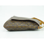 Louis Vuitton Musette Monogram Shoulder Bag Pochette Brown — view 4