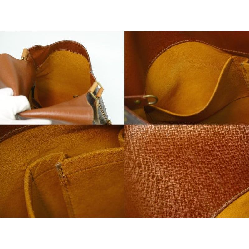 Louis Vuitton Musette Monogram Shoulder Bag Pochette Brown — view 8