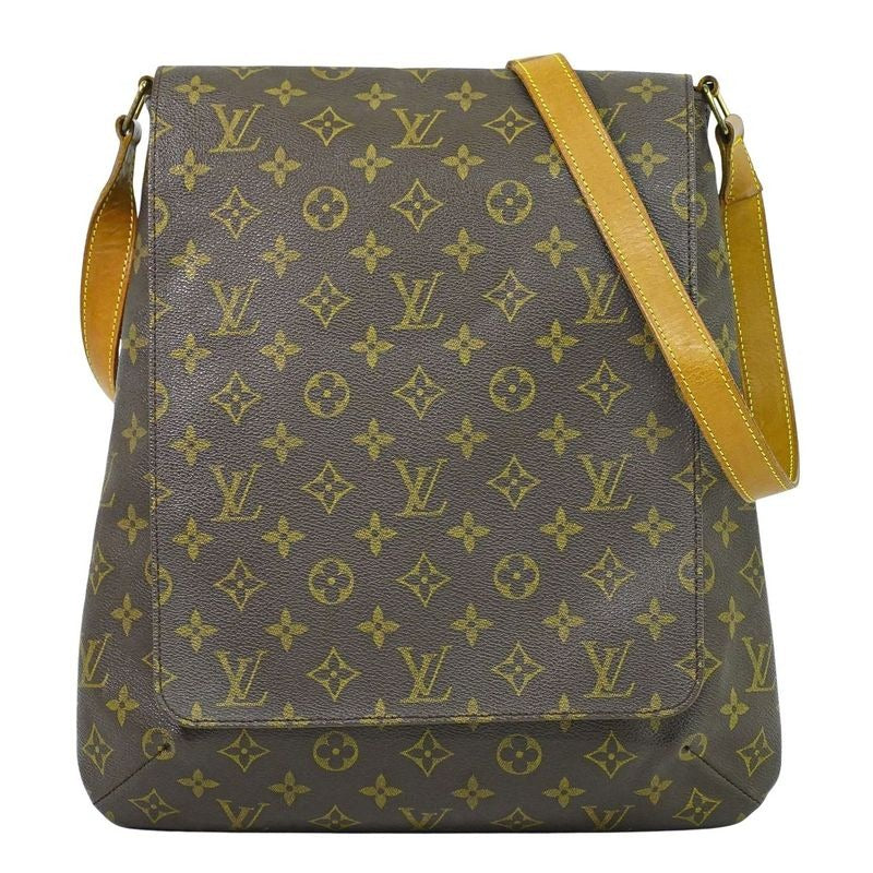 Louis Vuitton Musette Monogram Shoulder Bag Pochette Brown