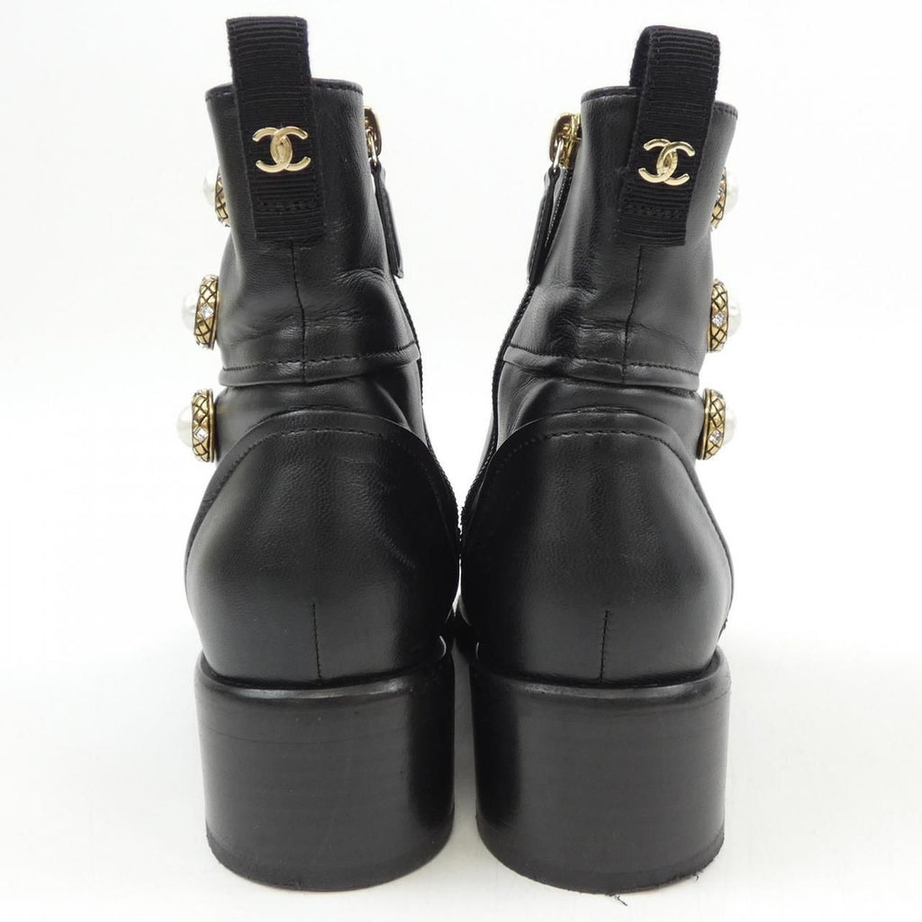 Chanel Boots Lambskin Black — view 5