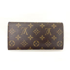 Louis Vuitton Monogram Portefeuille Emilie Zipper Long Wallet Brown — view 2