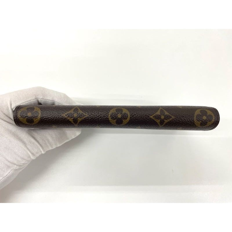 Louis Vuitton Monogram Portefeuille Emilie Zipper Long Wallet Brown — view 3