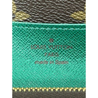 Louis Vuitton Monogram Portefeuille Emilie Zipper Long Wallet Brown — view 8