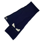 Fendi Muffler Wool Navy Mon Star Scarf