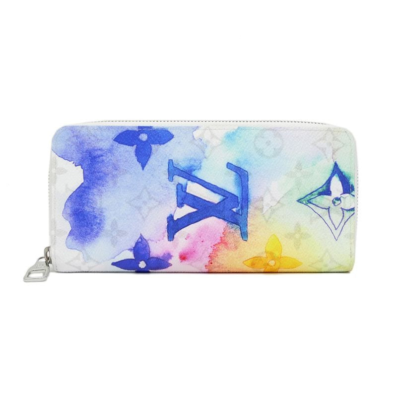 Louis Vuitton Zippy Wallet Vertical Monogram Water Color Long