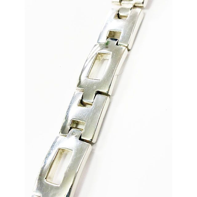 Hermes Cles Bracelet Silver Vintage Aa — view 5
