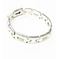 Hermes Cles Bracelet Silver Vintage Aa