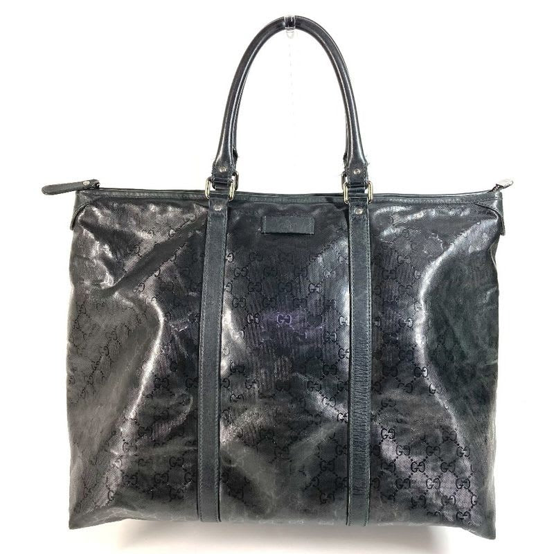 Gucci Shoulder Bag GG Imprime Leather Black — view 2