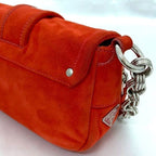 Prada Bag Orange Suede — view 7